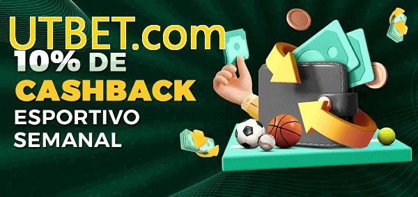 10% de bônus de cashback na UTBET.com