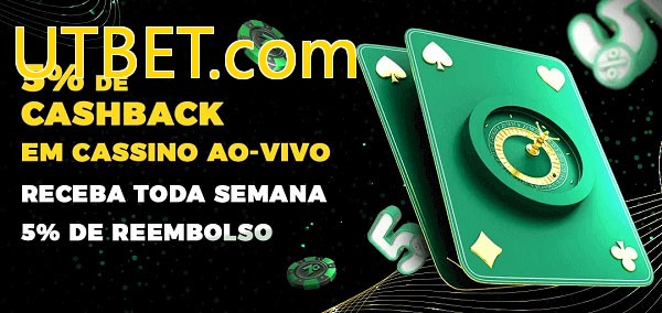 Promoções do cassino ao Vivo UTBET.com